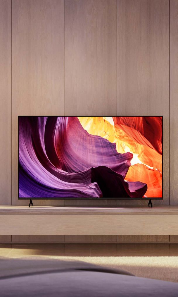 colorful image of a tv from sony
